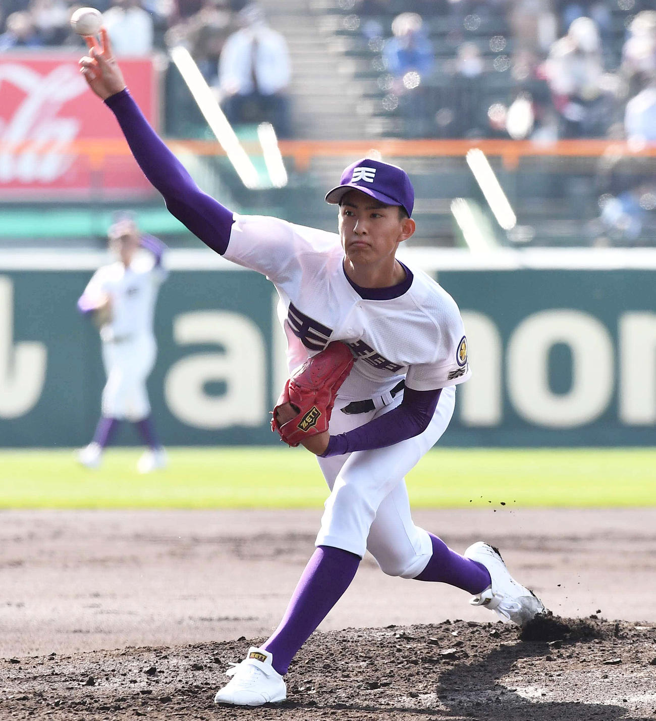 天理先発の達孝太（撮影・上田博志）