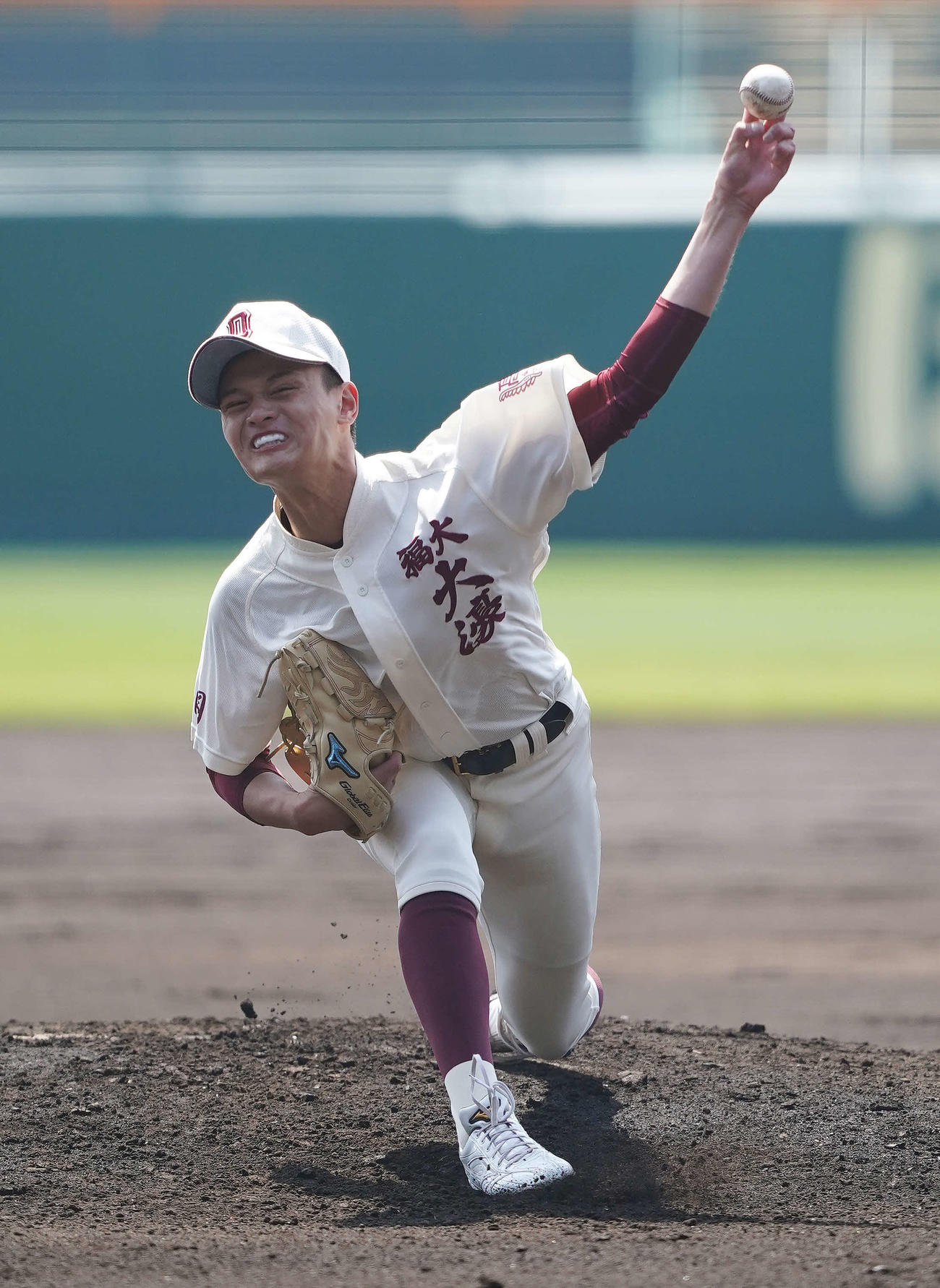 福岡大大濠・毛利海大（2021年3月26日撮影）