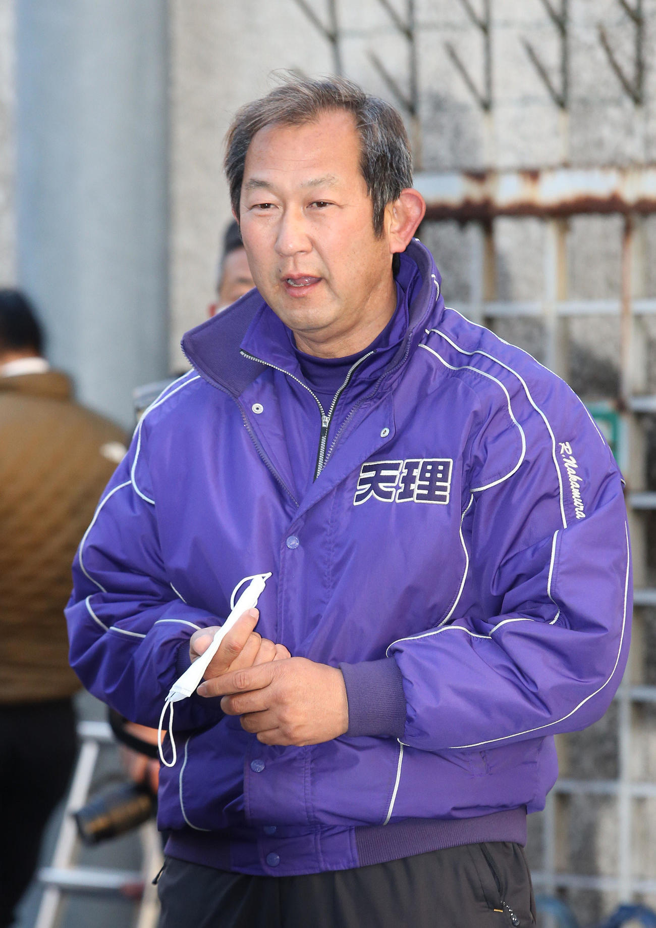 天理・中村監督（2021年1月29日撮影）