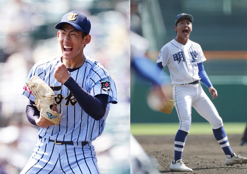 東海大相模・石田と明豊・太田