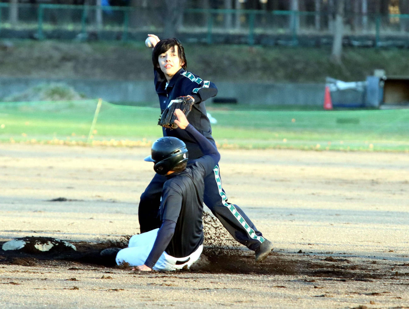 今春から入部した野幌の岩男（2021年4月20日）