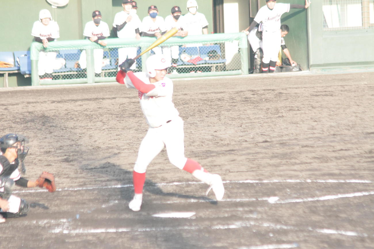 劣勢の田辺工戦で勝負強い打撃を披露した智弁和歌山・徳丸