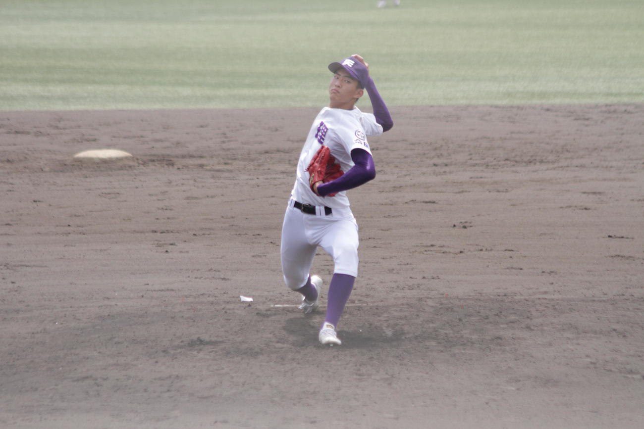 天理はエース達孝太投手がセンバツ後、初の対外試合を1回無失点だった