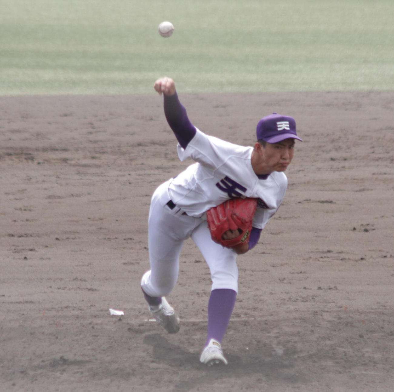 天理はエース達孝太投手がセンバツ後、初の対外試合を力投した