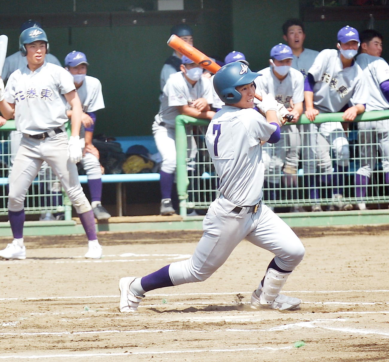1回、右前適時打を放つ相野