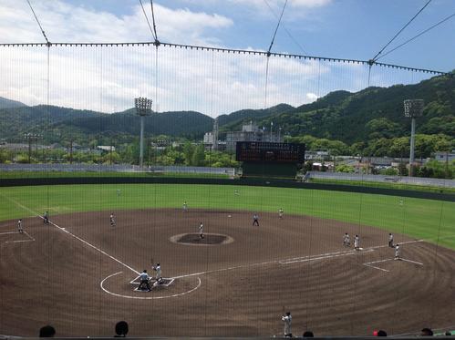 近畿大会が行われている滋賀・皇子山球場