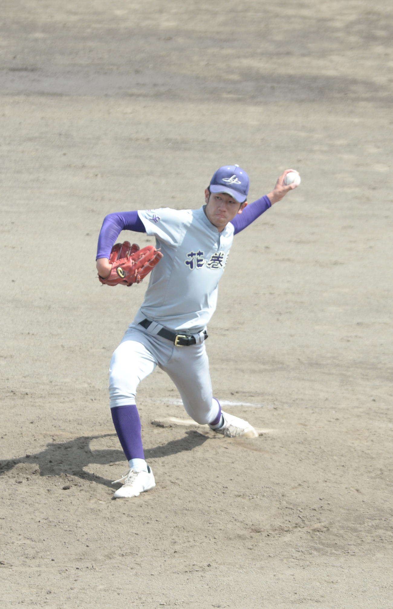 6安打2奪三振で完封勝利、花巻東・中居（撮影・濱本神威）