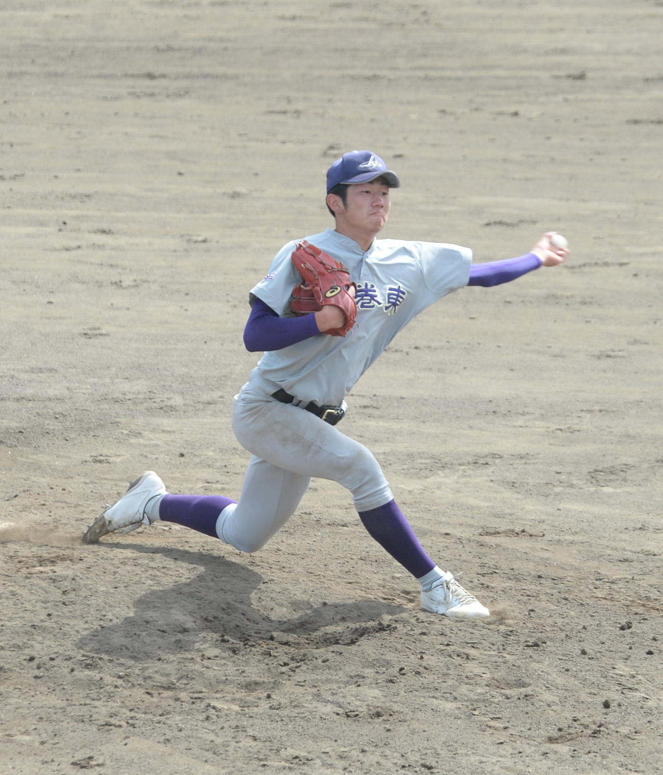 盛岡大付打線を完封した花巻東・中居