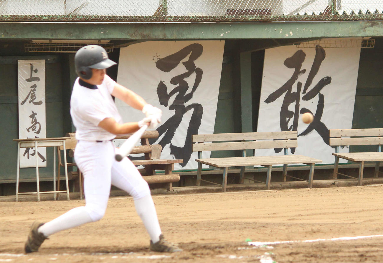 公立の星埼玉・上尾「勇敢」に強豪私学に立ち向かう 「モットー」宮沢