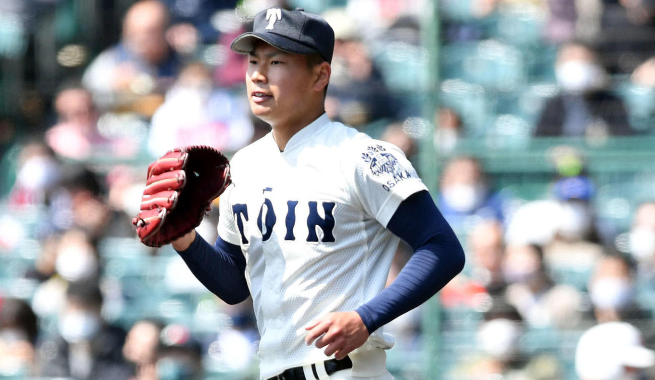 大阪桐蔭・松浦慶斗（2021年3月23日撮影）