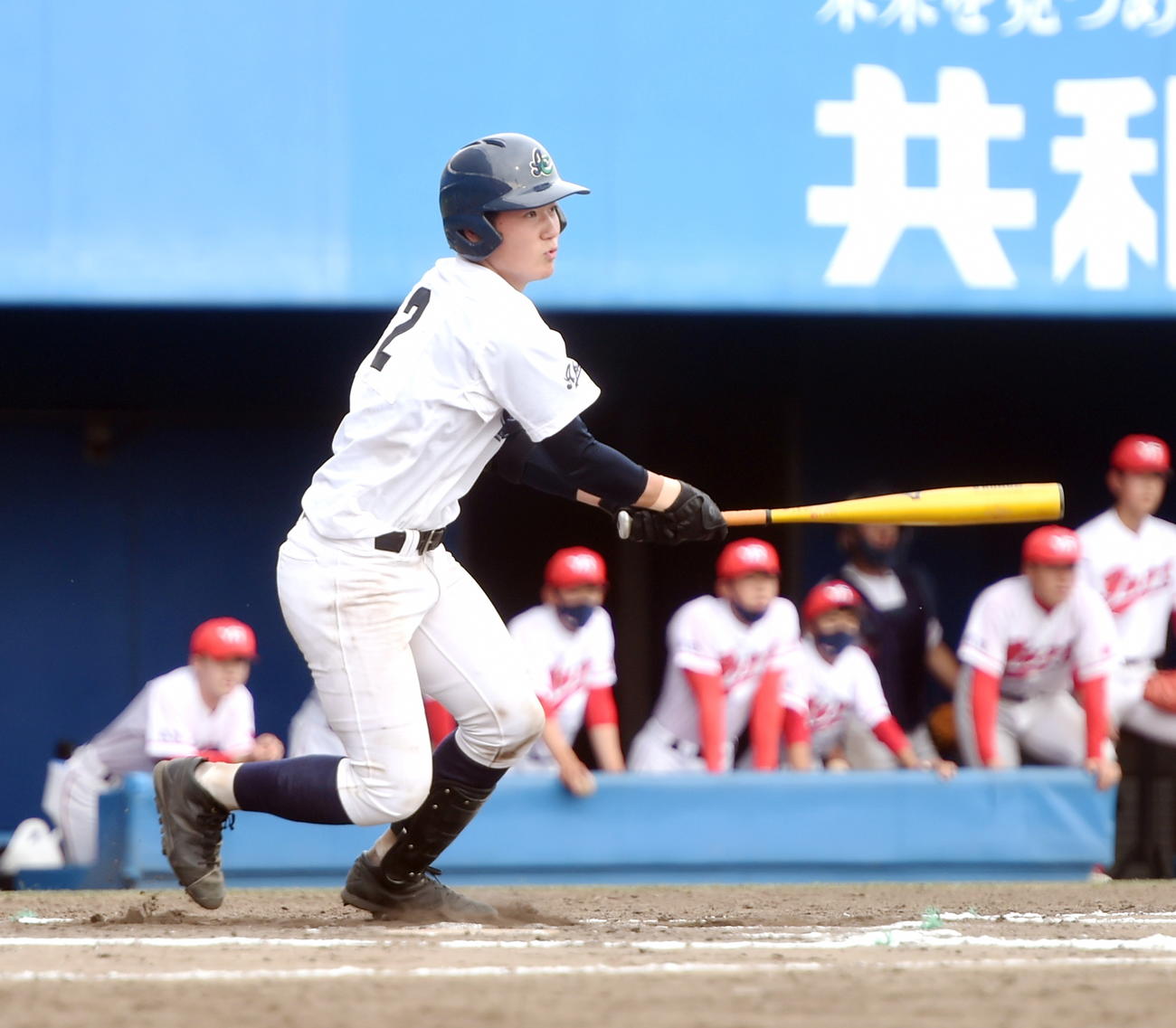 主軸で打線のカギを握る野呂田主将