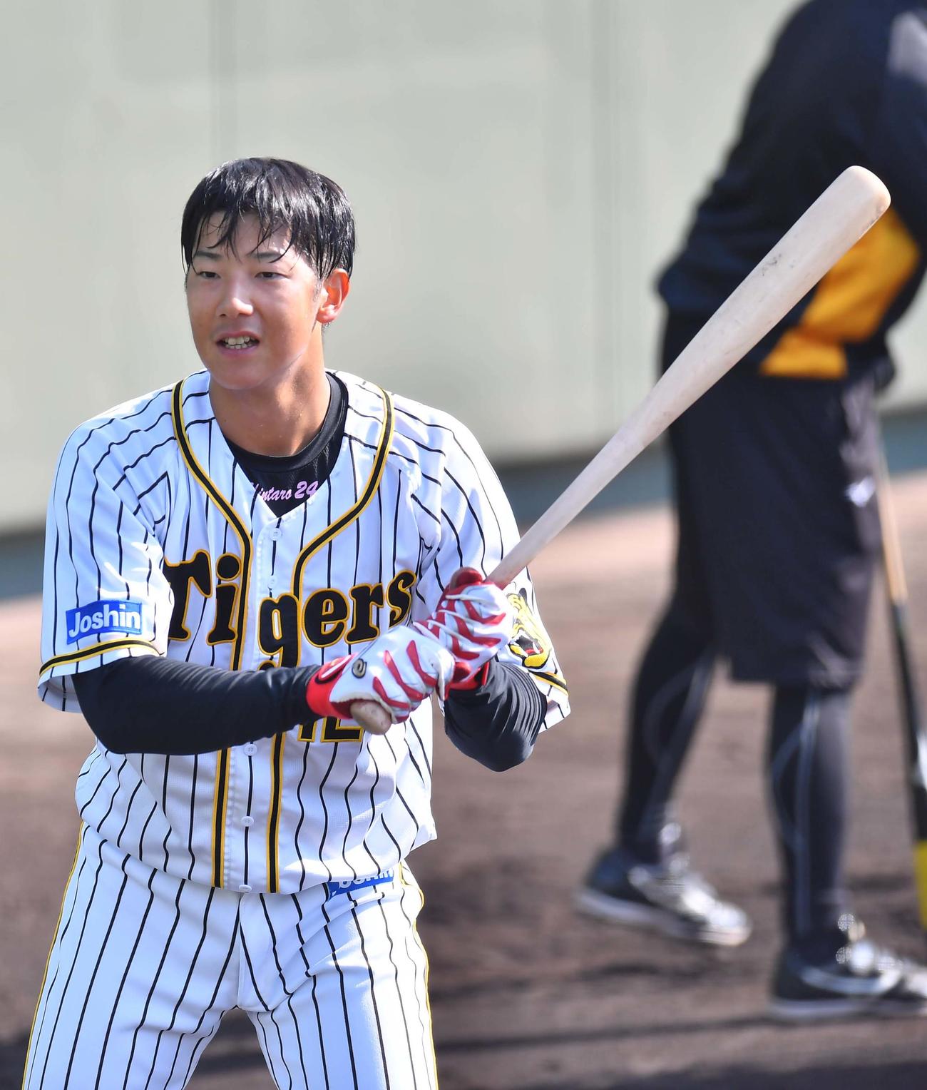 阪神タイガース時代の横田慎太郎（18年11月17日撮影）