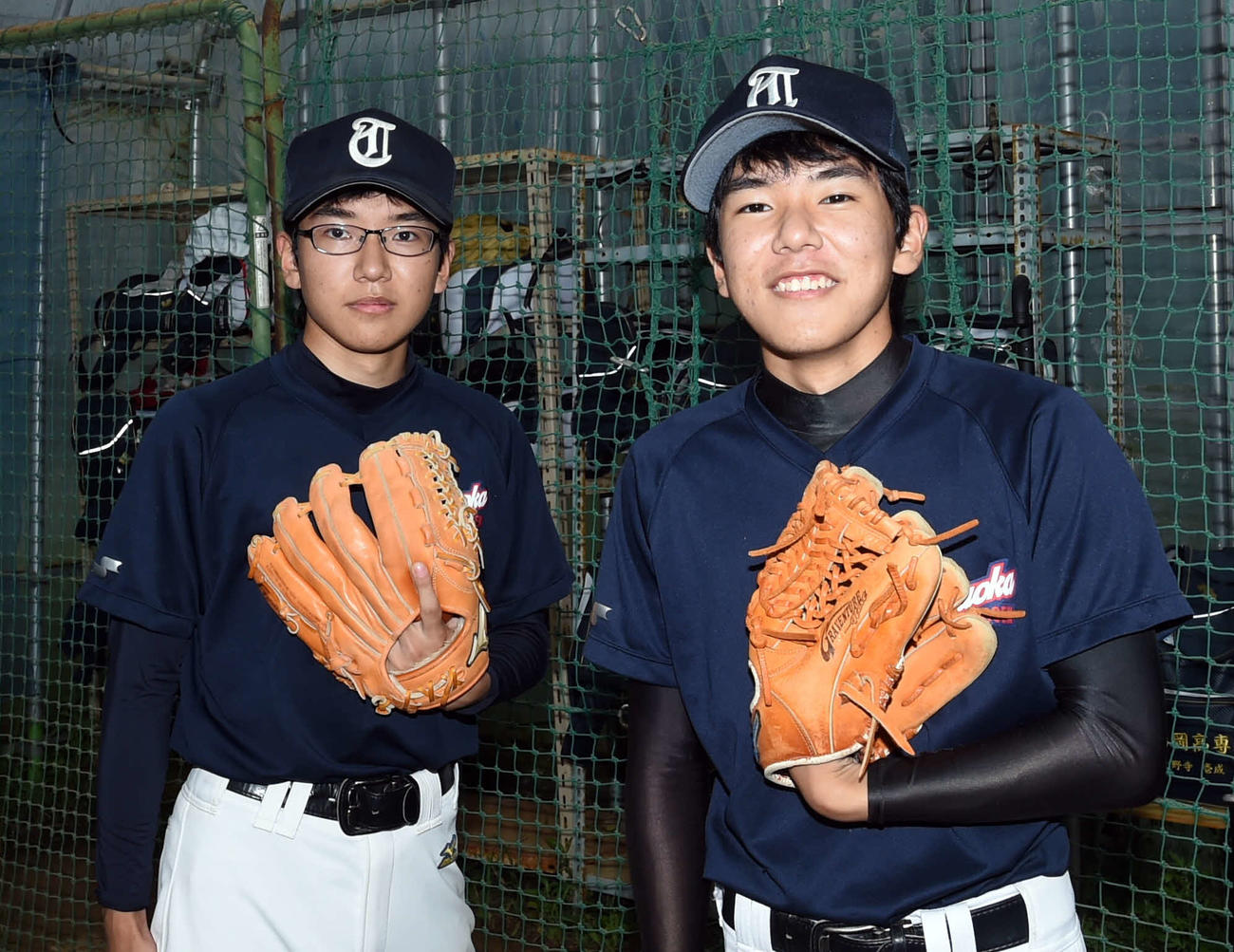 鶴岡高専の榎本兄弟。兄邦彦（左）と弟克彦