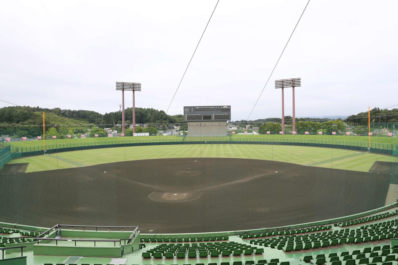 岩手県営野球場（2019年7月21日撮影）