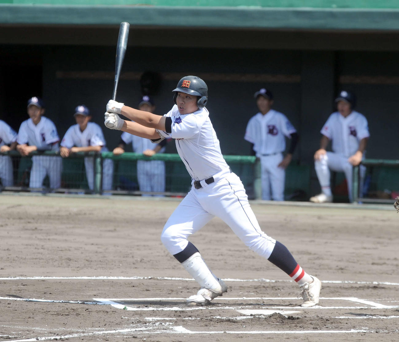 公式戦デビュー戦で3安打2打点の浜松学院・岩佐