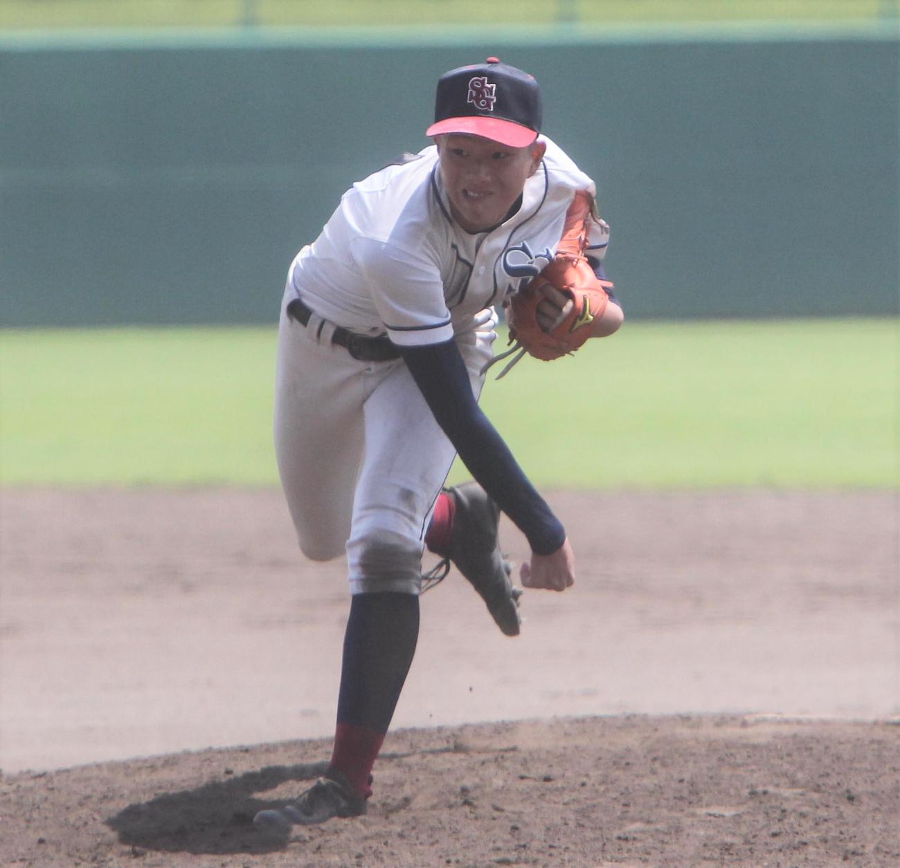 7安打3失点で7回完投の関根学園・高橋