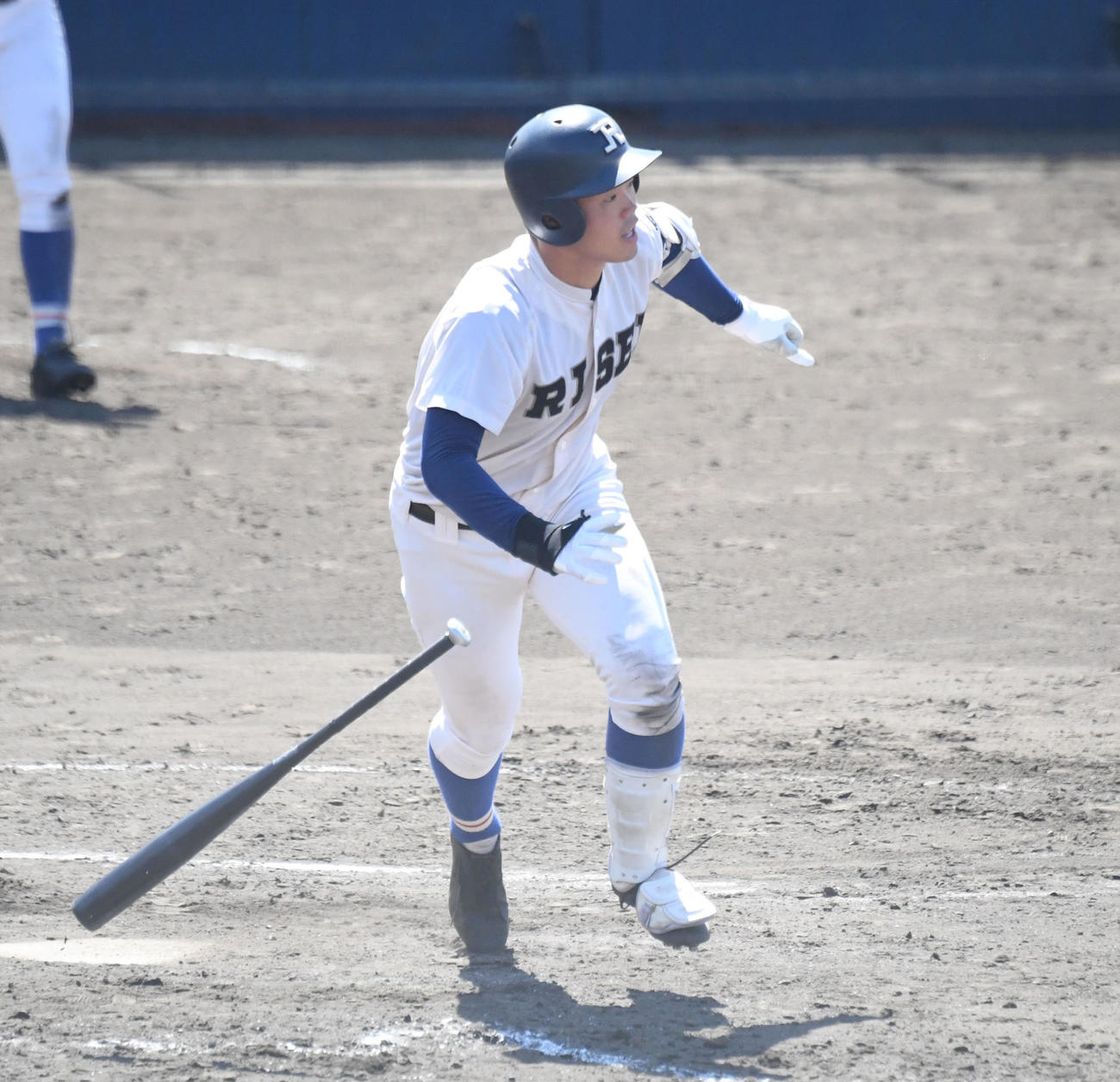 市岡対履正社　4打数3安打5打点の活躍をみせた履正社・松林（撮影・滝沢美穂子）