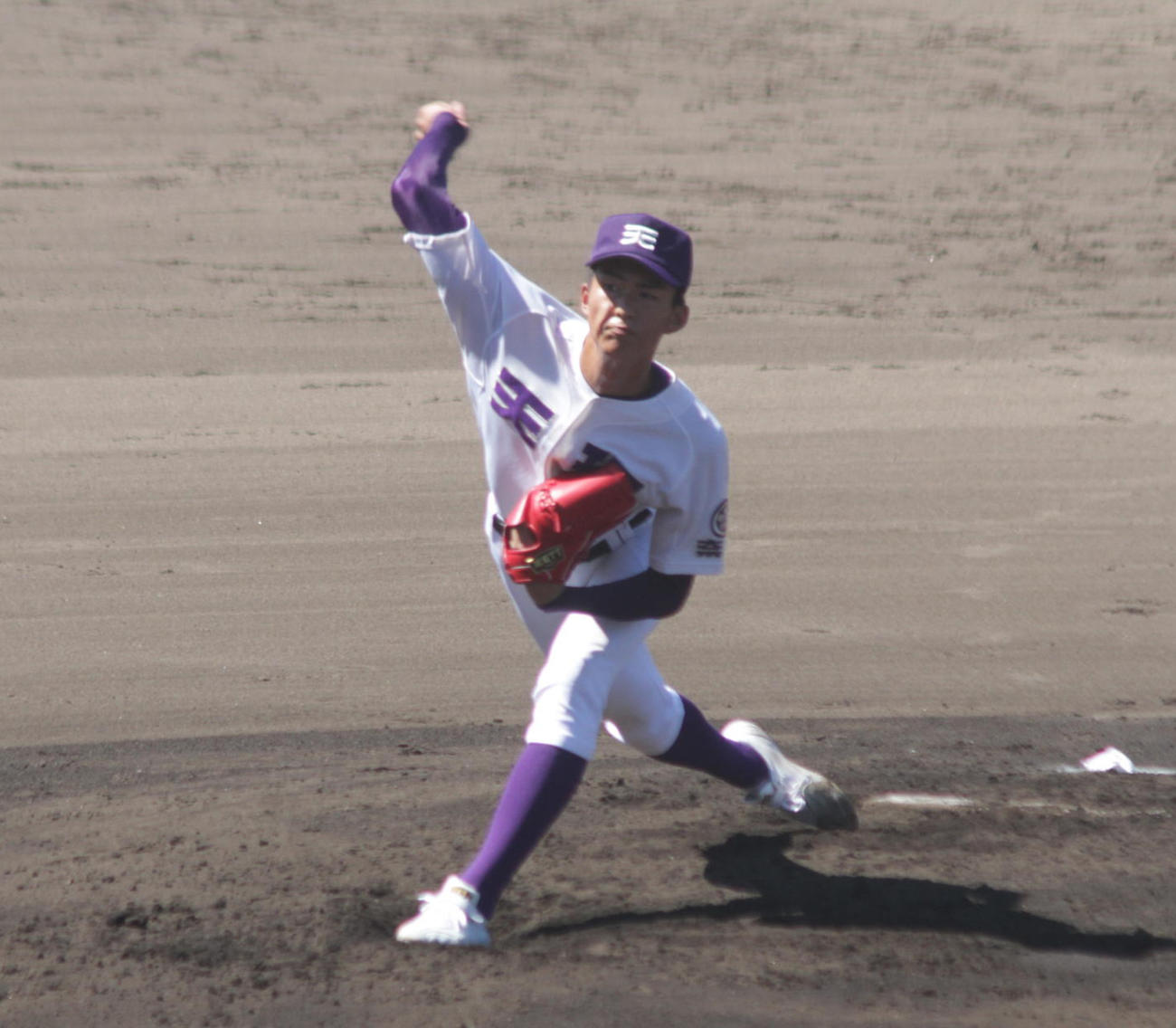 天理・達は大和広陵戦に先発して力投