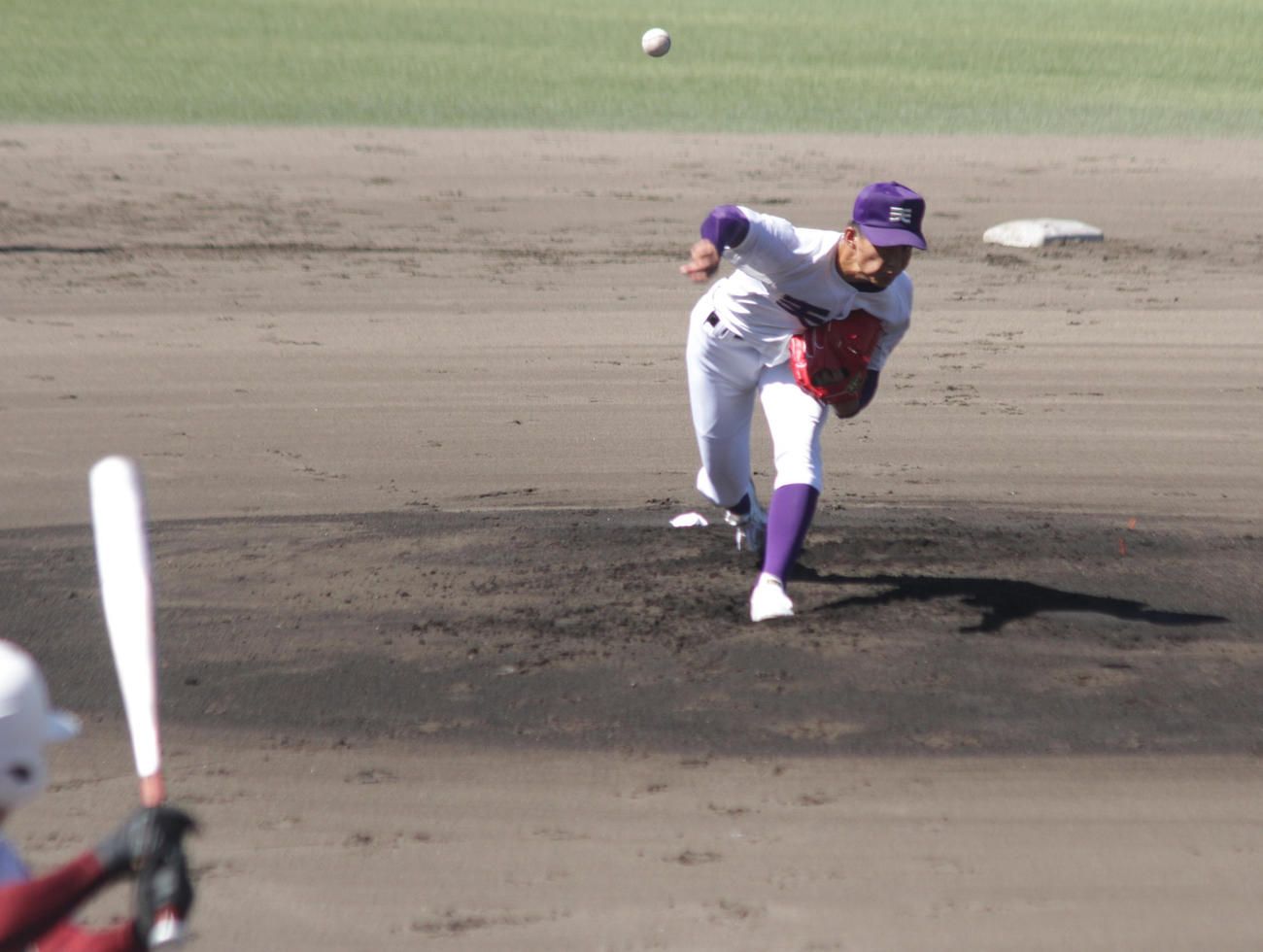 今秋ドラフト候補の天理・達は大和広陵戦に先発して力投する