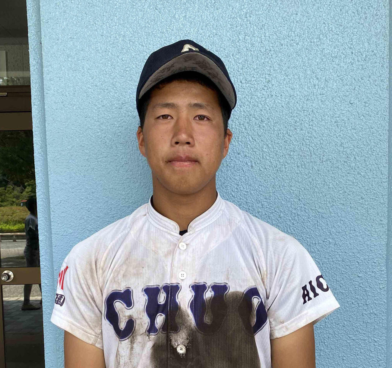 豊橋中央対東邦　豊橋中央・星野真生（まお）内野手（撮影・山崎健太）