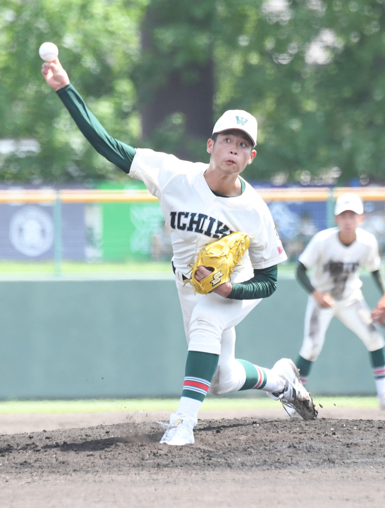 力投する市和歌山のエース小園健太（撮影・滝沢美穂子）