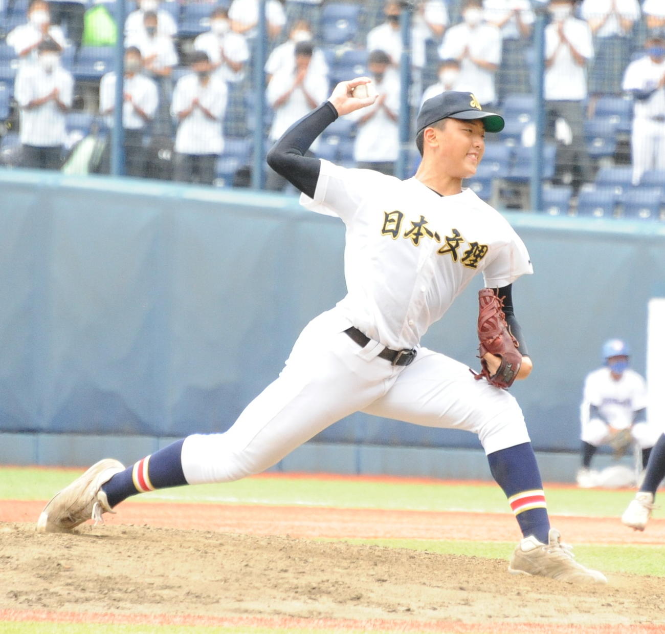 3失点完投の日本文理・田中