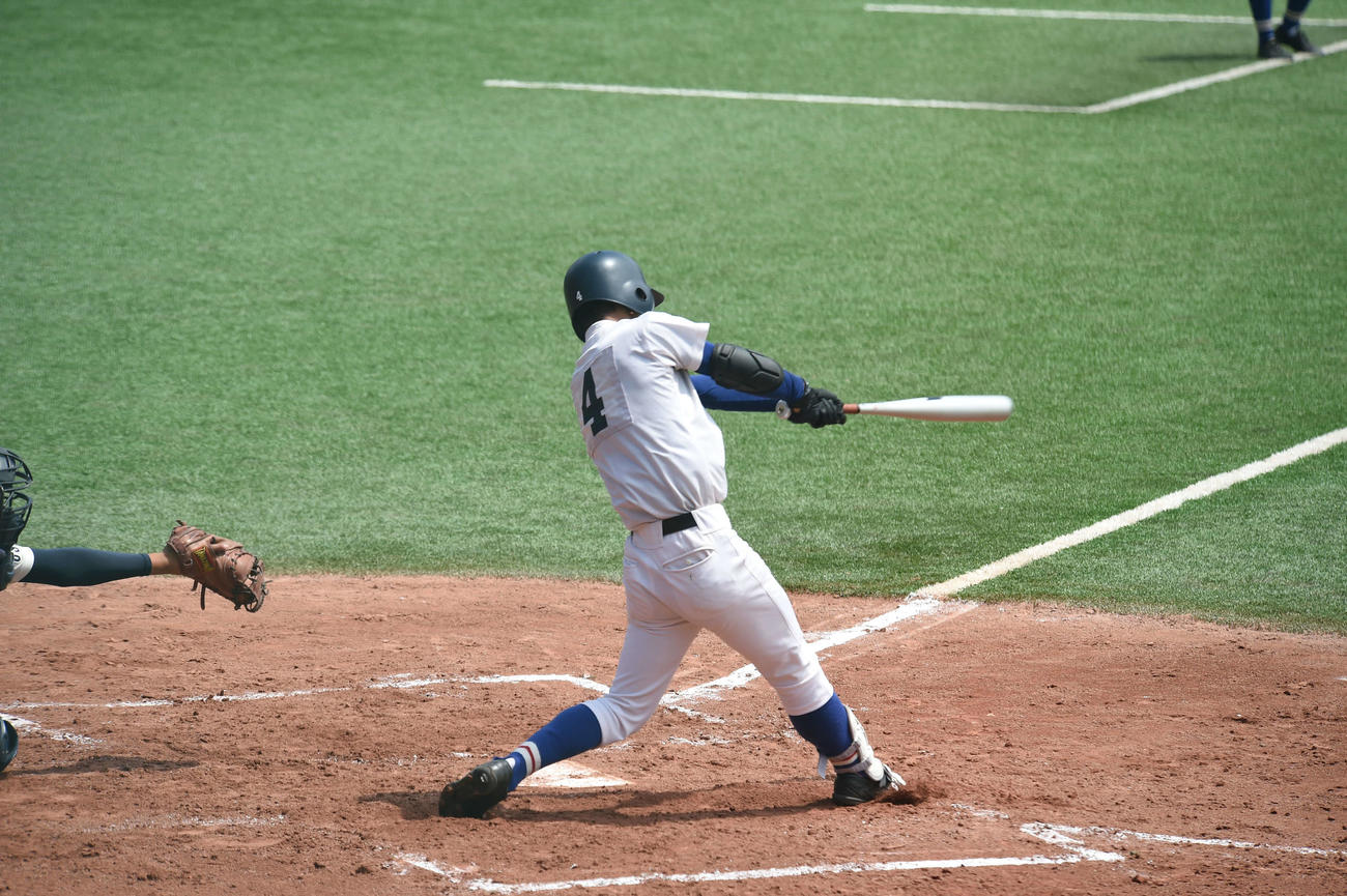 2回1死三塁から右前適時打で決勝点を挙げた履正社・安田大輝内野手（3年）