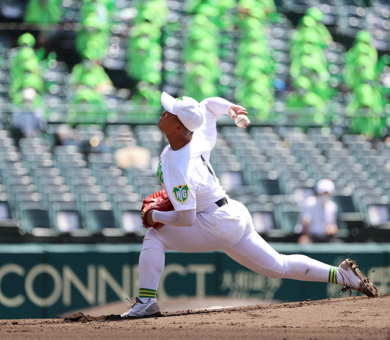 第103回全国高校野球選手権　先発の米子東・舩木佑投手（撮影・清水貴仁）