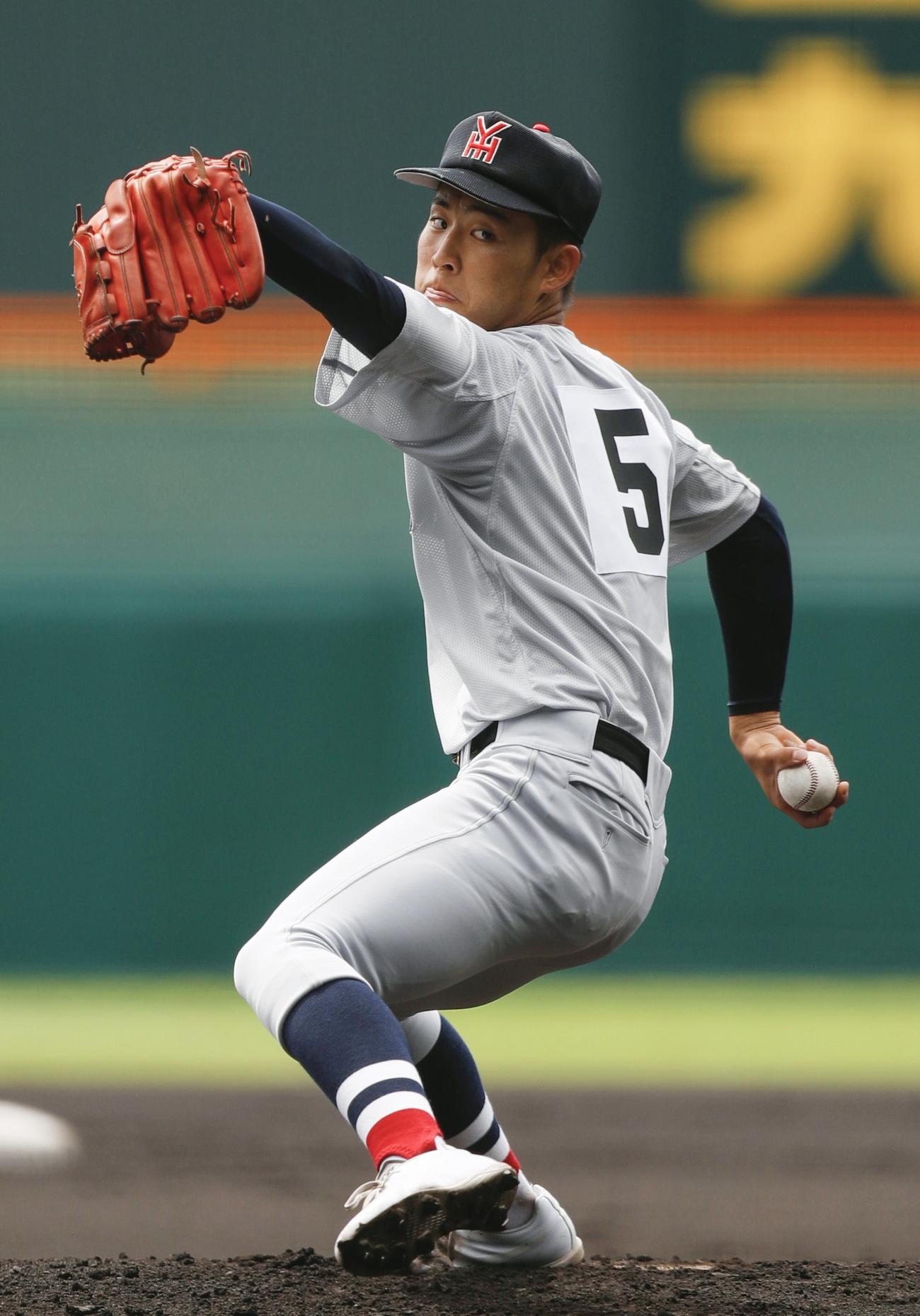広島新庄戦に先発した横浜の宮田