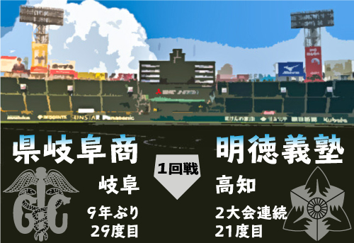 県岐阜商－明徳義塾