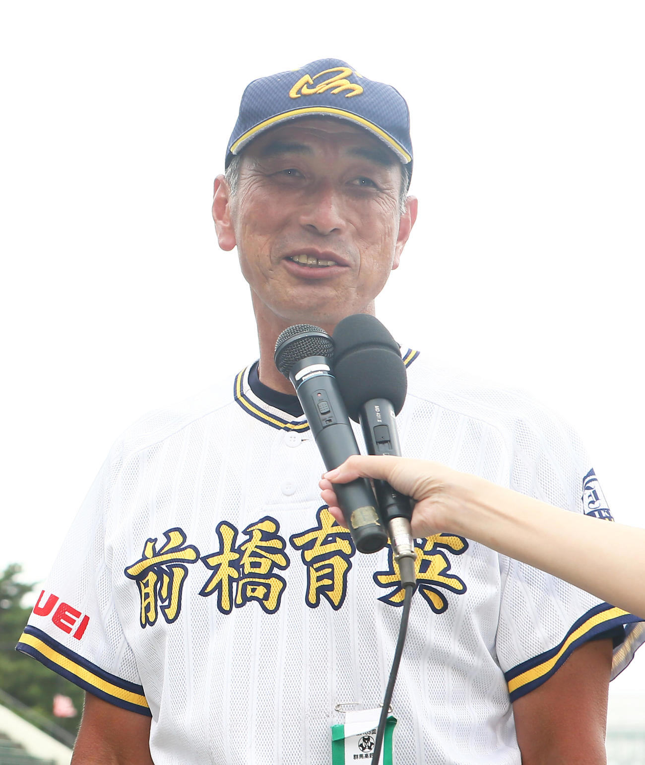 前橋育英・荒井直樹監督（2021年7月27日撮影）