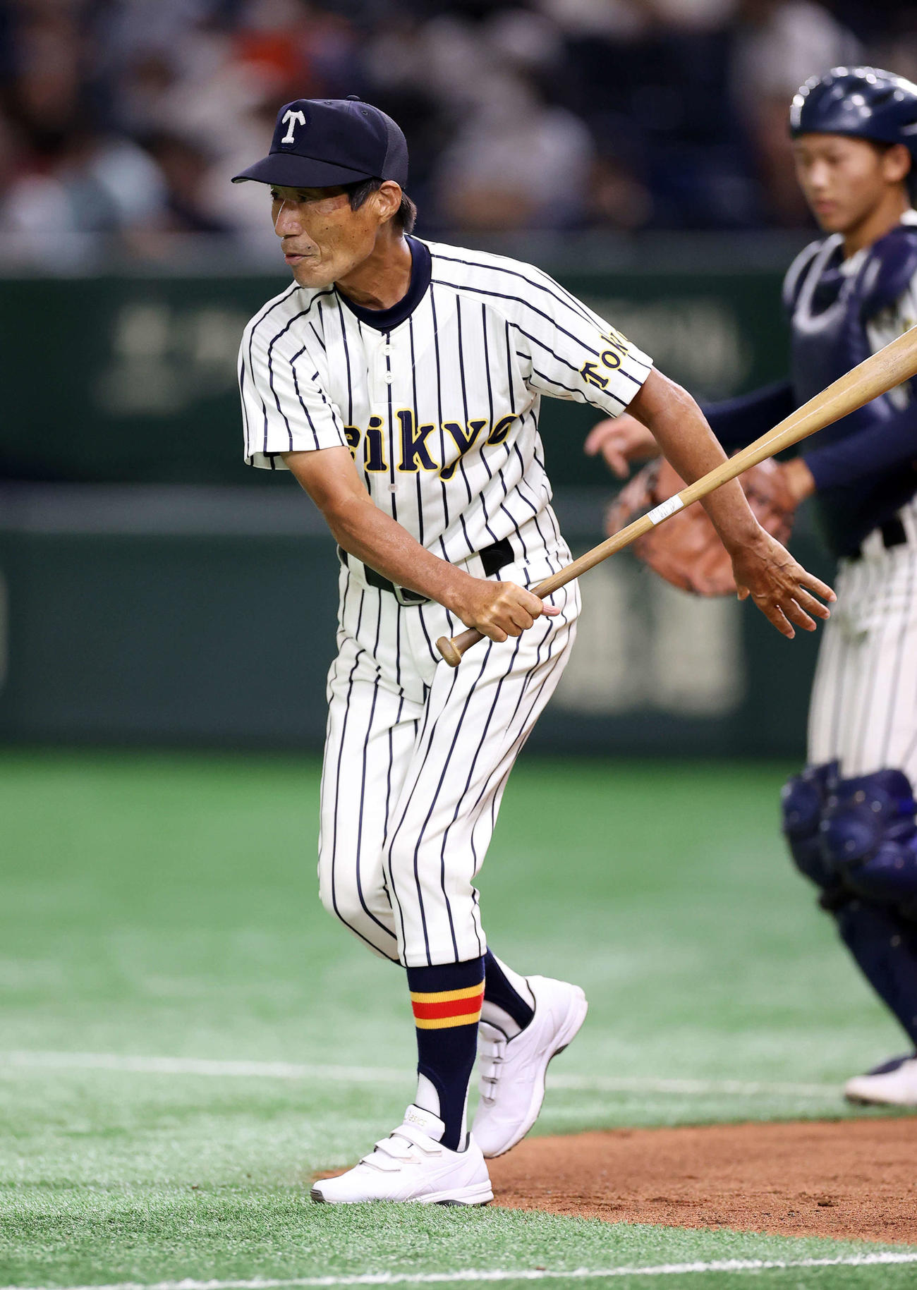 帝京・前田三夫監督（2021年8月1日撮影）