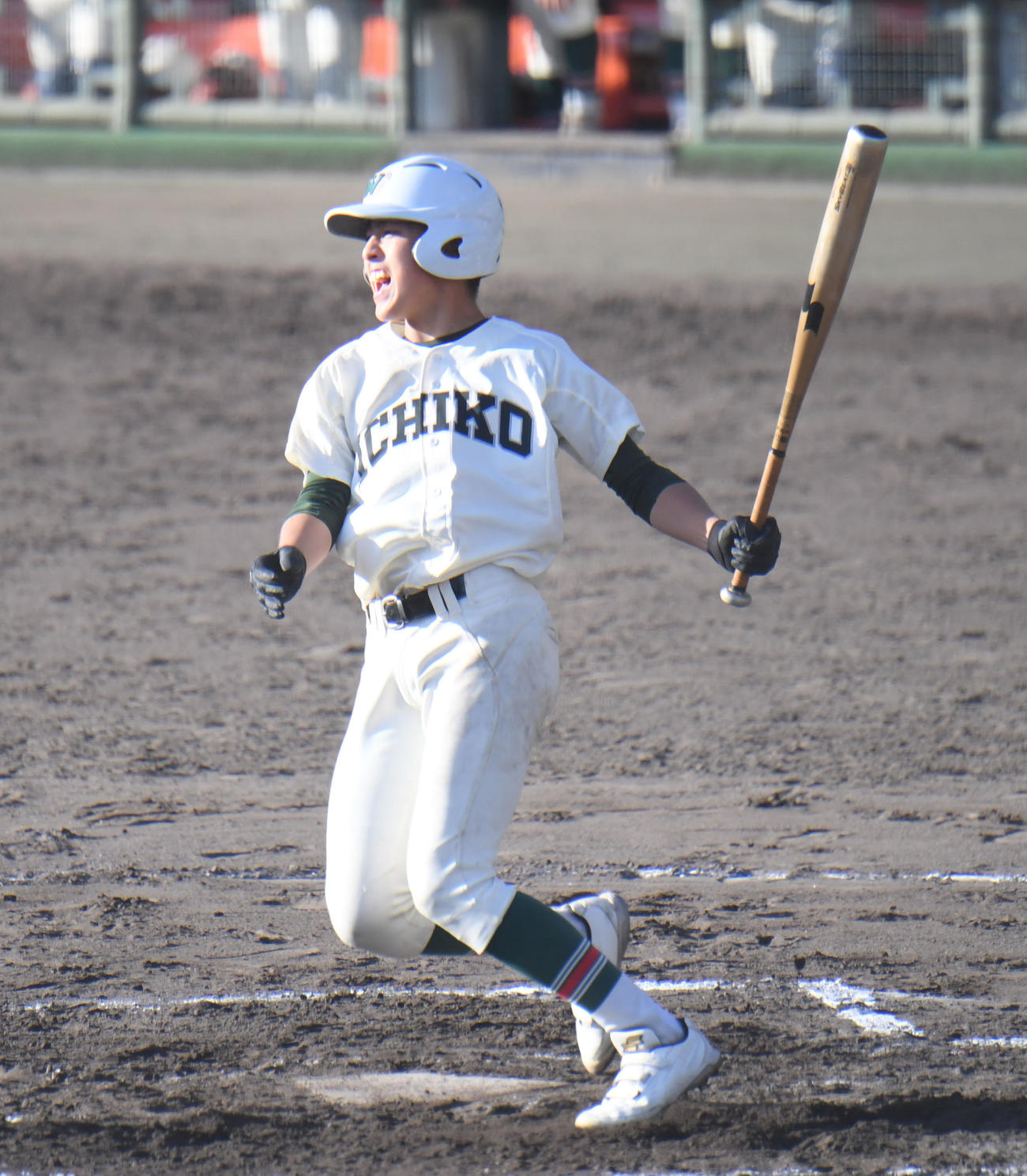 市和歌山対天理　7回表市和歌山1死二、三塁、熊本和真の遊ゴロで得点（撮影・滝沢美穂子）
