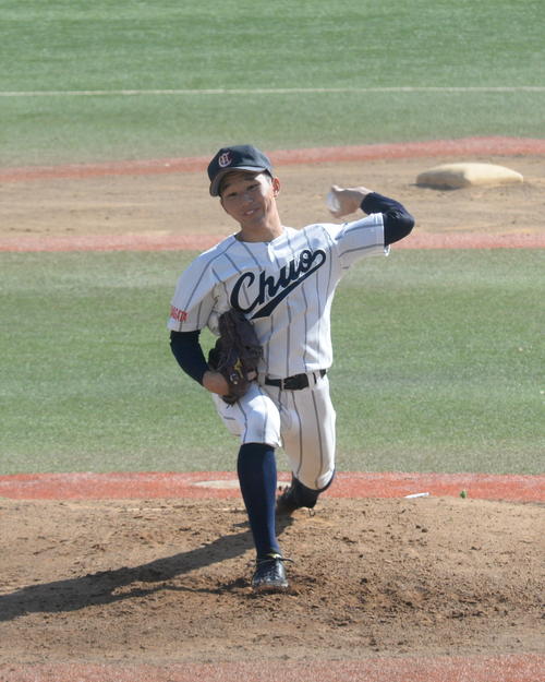山形中央対青森山田　山形中央先発・武田