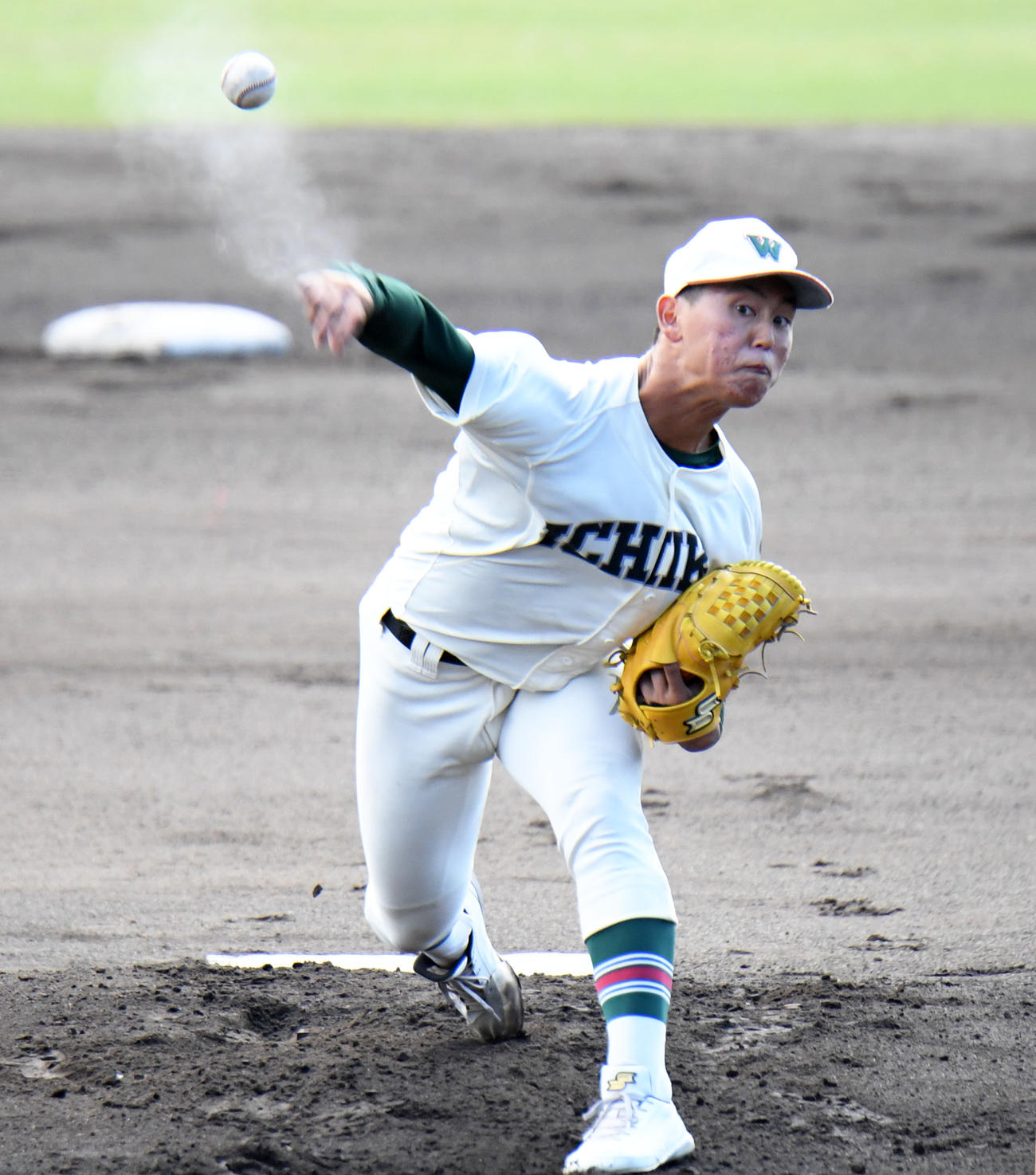 市和歌山先発の米田天翼（撮影・滝沢美穂子）