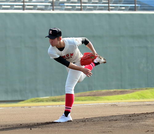 日大三島の先発は松永