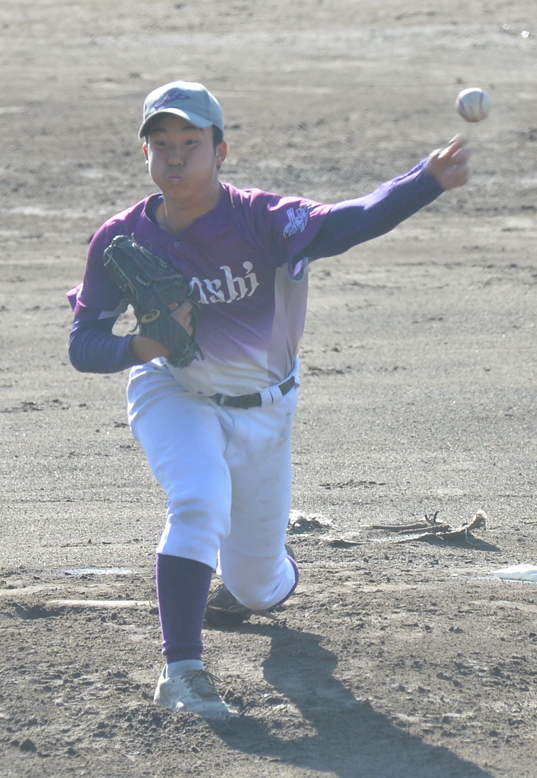 4回を2失点に抑えた万谷