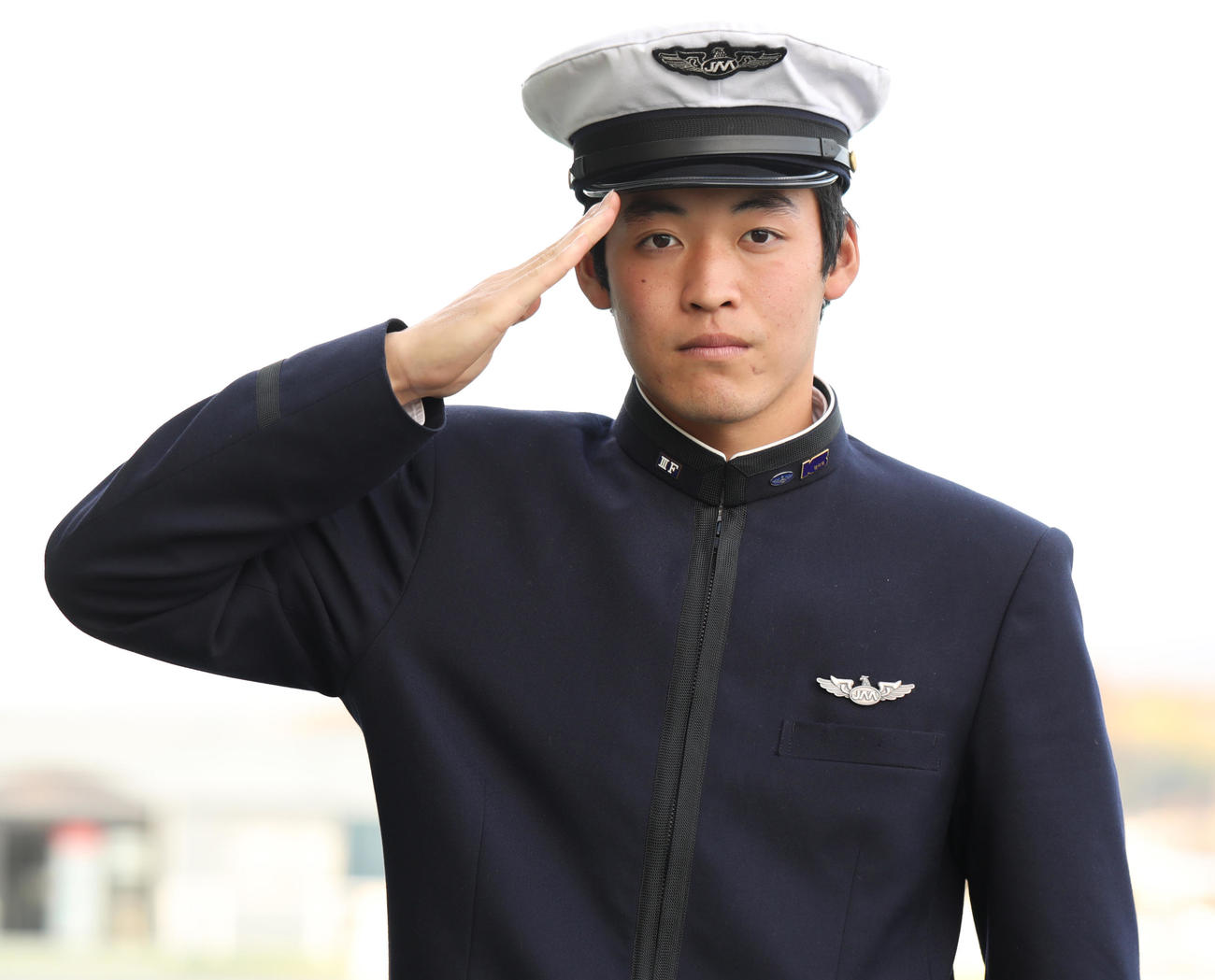日本航空・和泉（撮影・青山麻美）