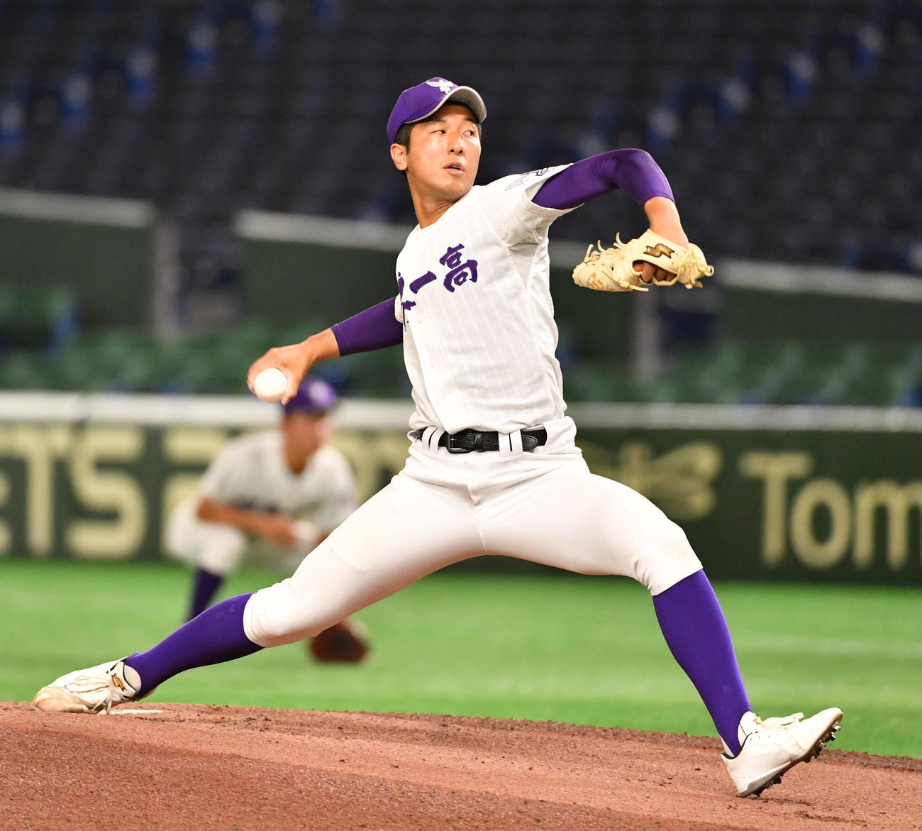 関東第一・市川祐（2021年8月2日撮影）
