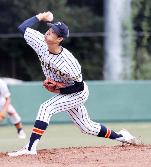 帝京・安川幹大（2021年7月24日撮影）