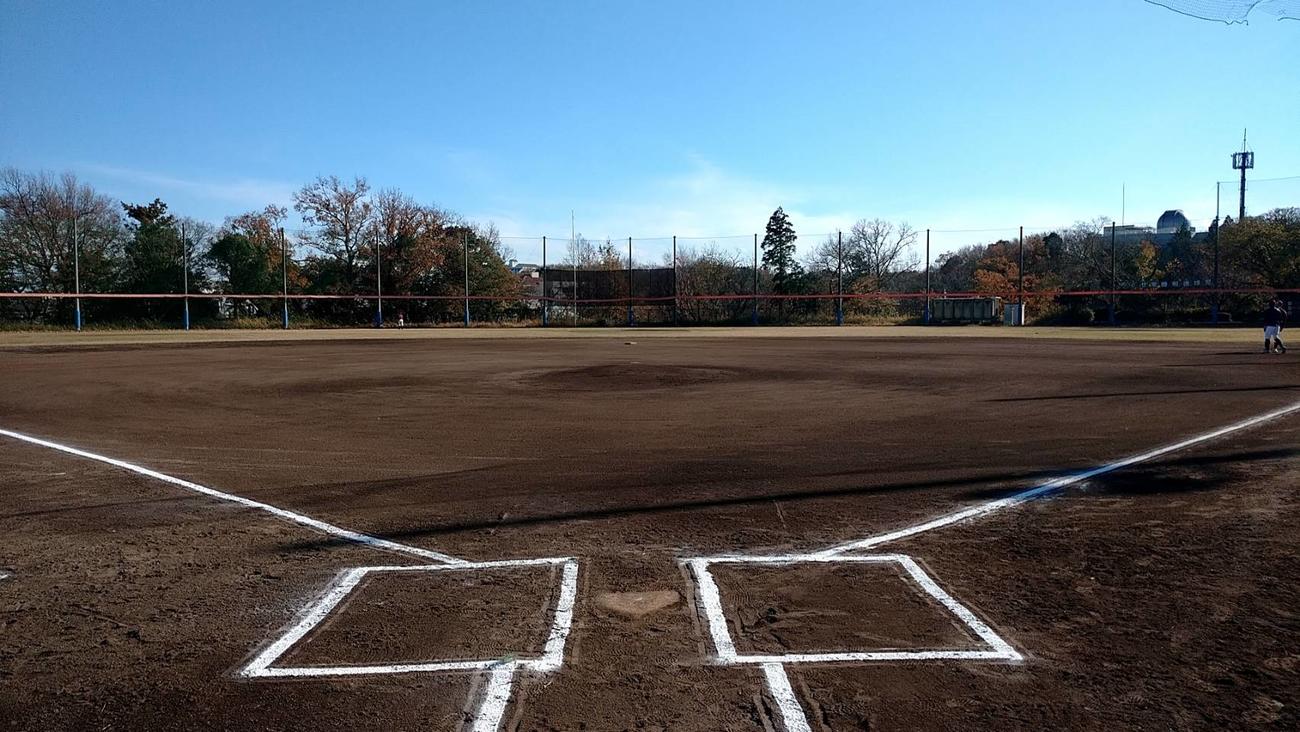イチロー氏が指導に訪れた千葉明徳のグラウンド（代表撮影）