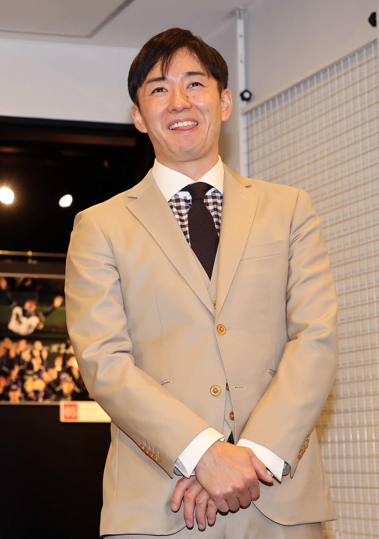 斎藤佑樹氏（12月18日撮影）