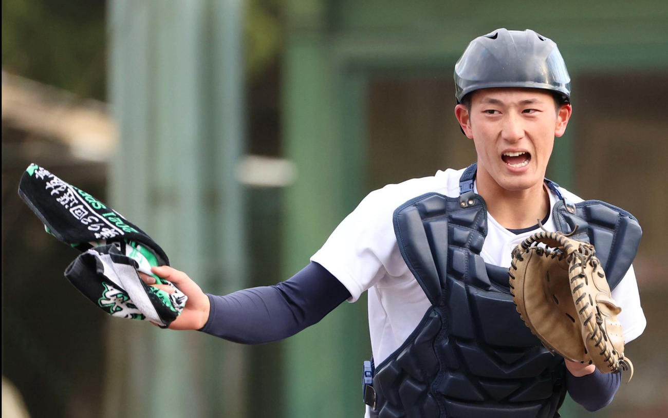 大阪桐蔭・松尾汐恩（2022年1月5撮影）