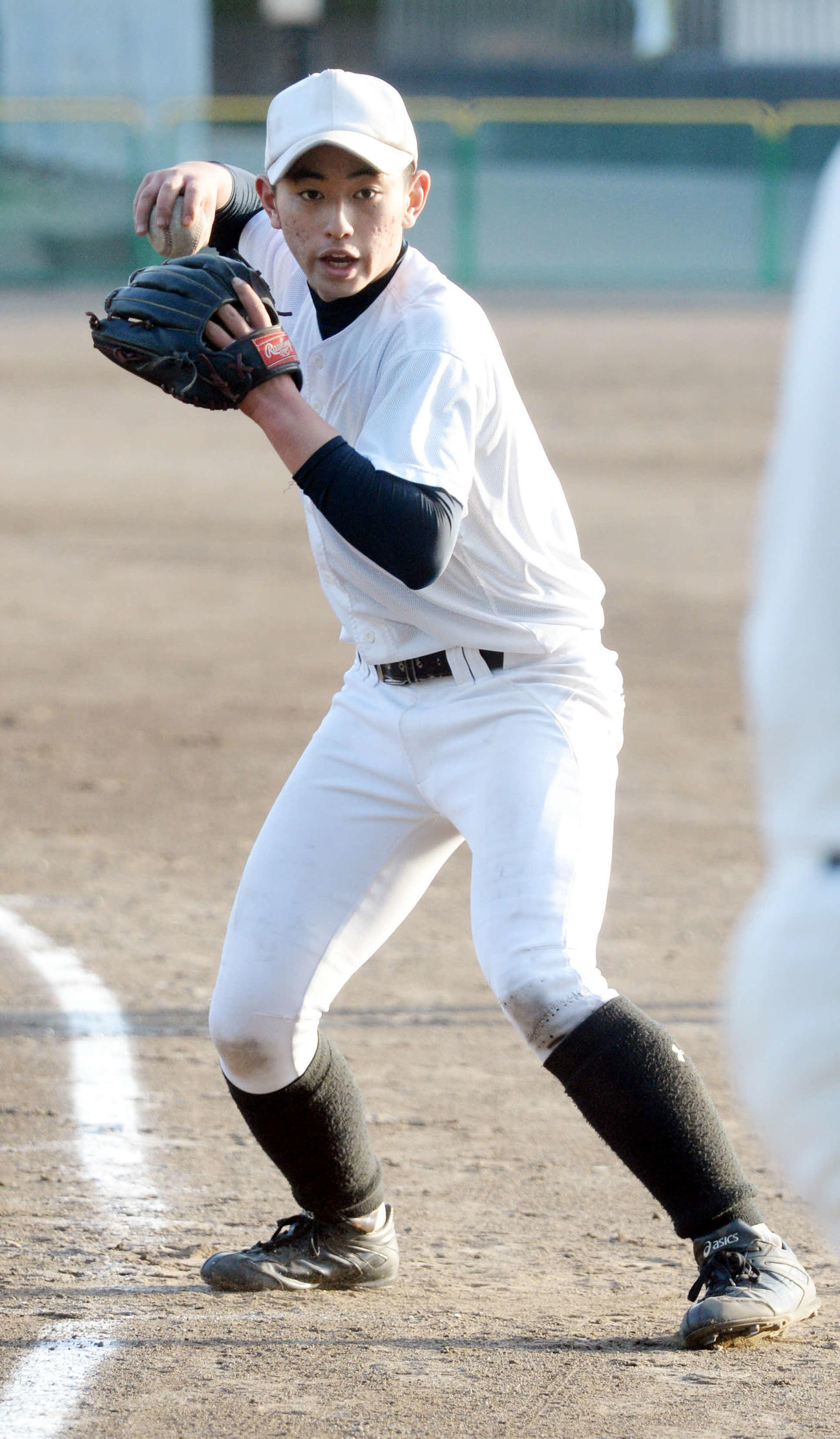 静岡高1年時の臼井捷翔内野手（2018年2月撮影）
