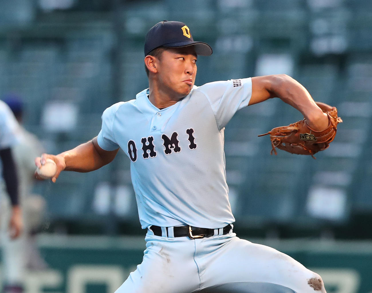 近江・山田陽翔（2021年8月26日撮影）