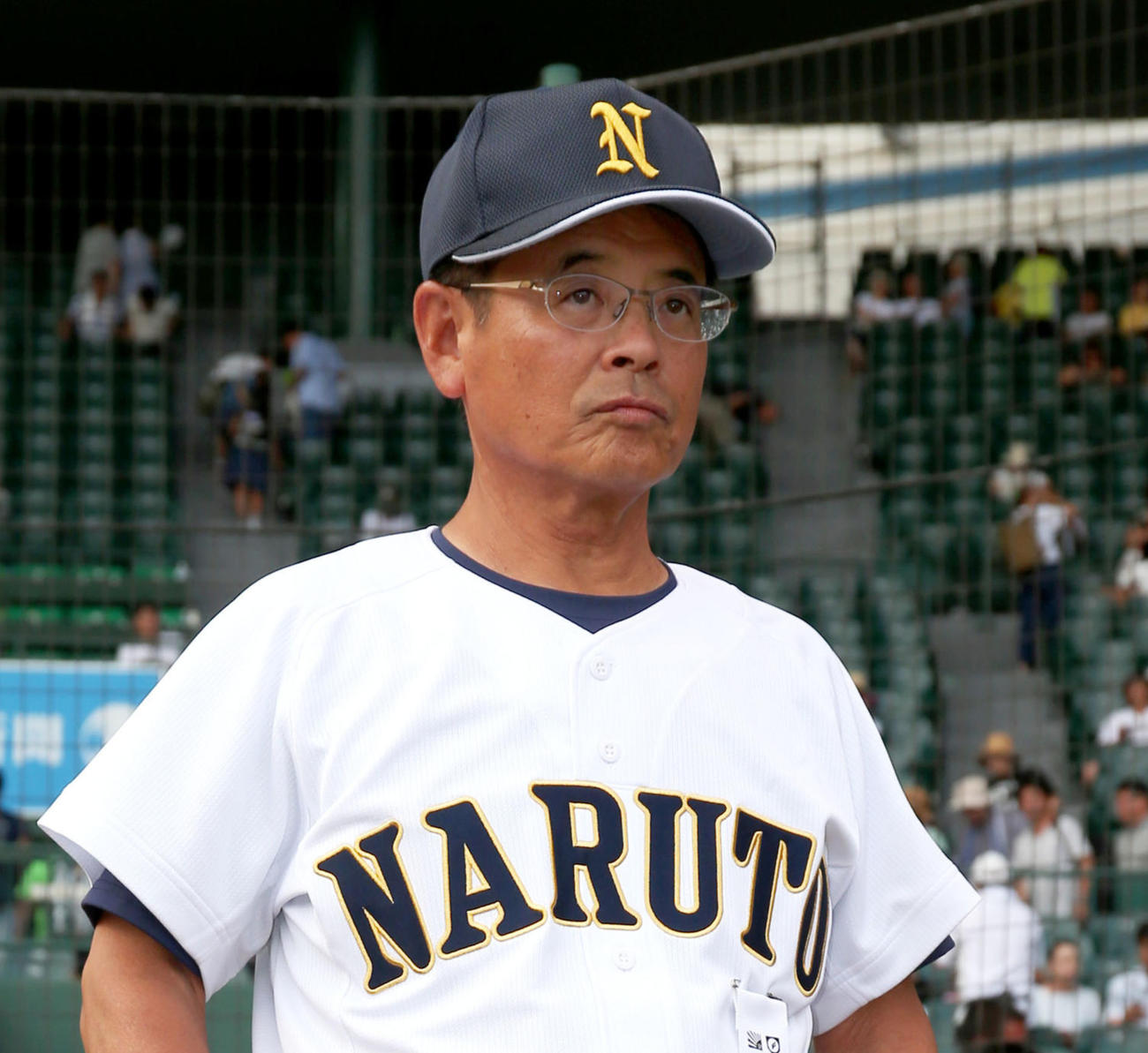 鳴門の森脇監督（2018年8月8日撮影）