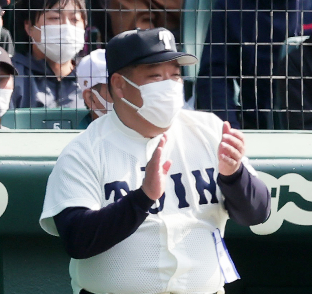 1回戦の鳴門戦で甲子園通算57勝目を挙げた大阪桐蔭・西谷浩一監督（2022年3月24日撮影）