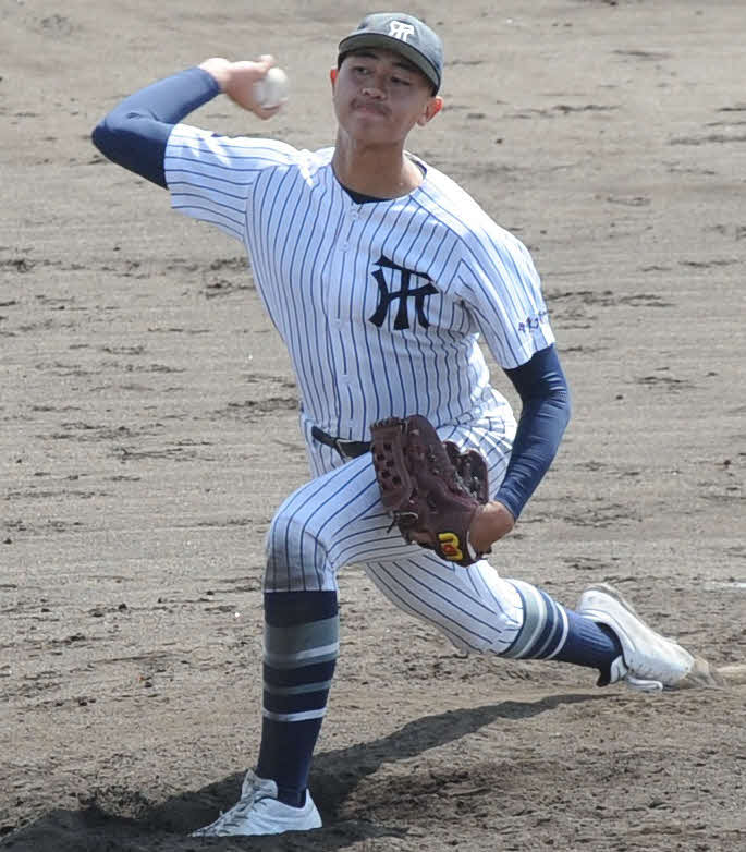 無失点の好投を続ける常葉大菊川の安西