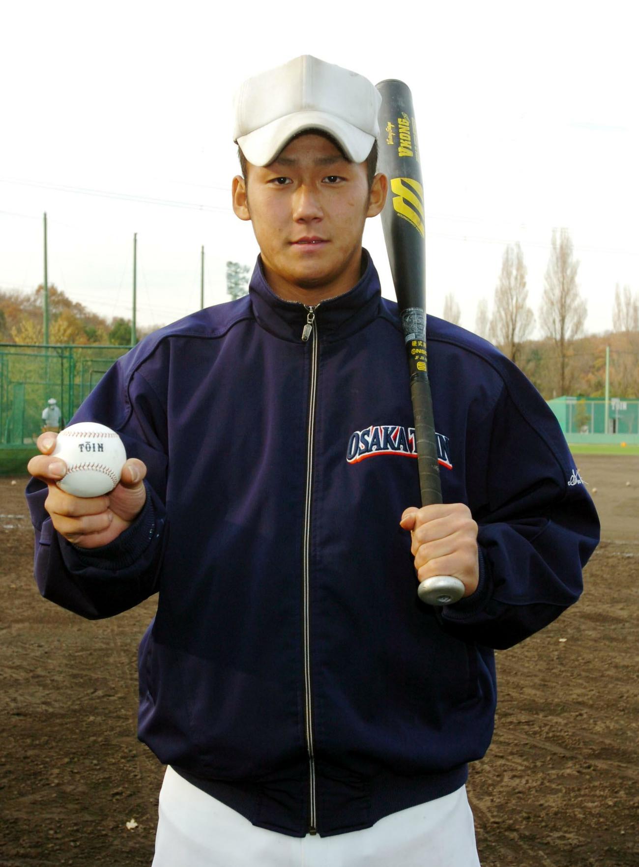 大阪桐蔭高時代の中田翔（2006年12月5日撮影）