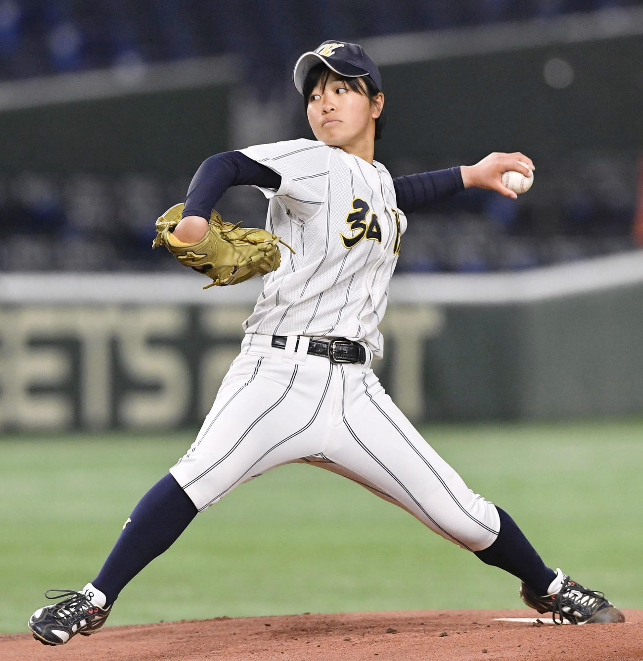 福井工大福井戦に先発した神戸弘陵・日高（共同）